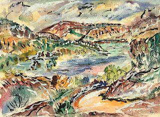 Alfred Morang, New Mexico Landscape