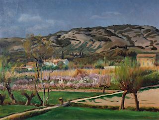 Kenneth Miller Adams, Untitled (Landscape), 1923