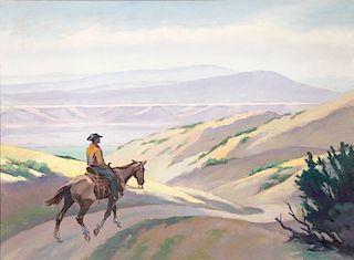 Cyrus Baldridge, Cowboy in Arizona