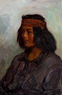 Joseph Henry Sharp, Chizchile, Navajo