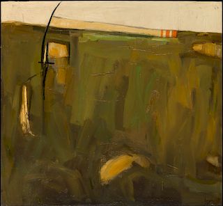 Janet Lippincott, Green Landscape, 1963