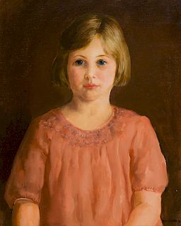 Randall Davey, Portrait of a Young Girl