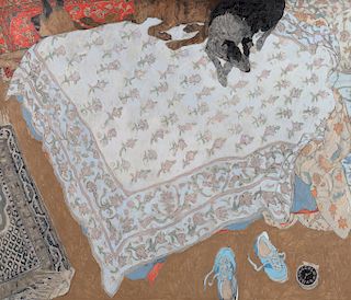 Susan Hertel, Untitled (Interior with Dogs)