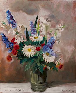 Randall Davey, Flowers in a Vase, 1950
