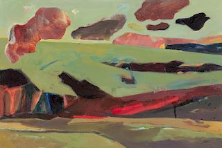 Gail Factor, Abstract (Rio Grande Gorge), 1997