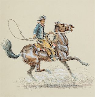 Olaf Wieghorst, Cowboy with Lasso