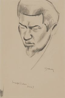 Andrew Dasburg, Portrait of Joseph Bakos, 1925