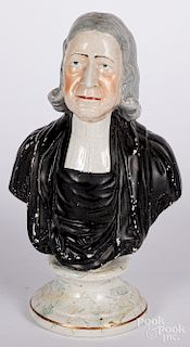 Staffordshire bust of John Wesley