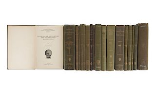 Colección de boletines del Buró de Etnología Americana del Instituto Smithsoniano... Washington, 1904-1963. Piezas: 18.