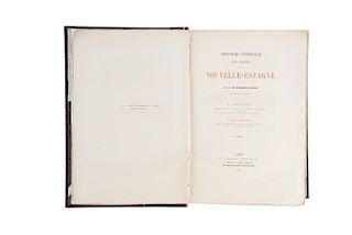 Sahún, Bernardino de. Histoire Generale des Choses de la Nuovelle- Espagne. París: G. Masson, Editeur, 1880.