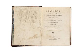 Enríquez del Castillo, Diego / Cota, Rodrigo de. Crónica del Rey D. Enrique El Quarto / Copla de Mingo Revulgo. Madrid, 1787. En un vol