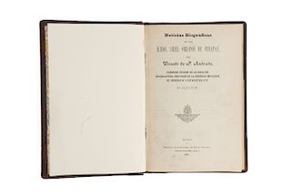 Andrade, Vicente P. Noticias Biográficas de los Ilmos. Sres. Obispos de Chiapas. México, 1905. 2da edición, primera en forma de libro.