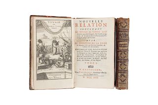 Gage, Thomas. Nouvelle Relation Contenant les Voyages de Thomas Gage Dans la Nouvelle Espagne. Amsterdam, 1721. Piezas:  2.