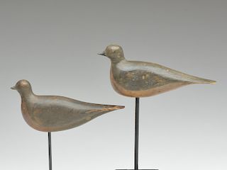 Pair of doves from Long Island, New York, last quarter 19th century.
