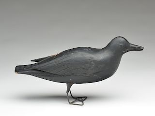 Crow with metal feet, 1st quarter 20th century.