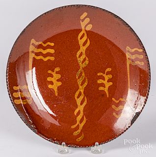 Pennsylvania redware plate