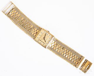 Juvenia 18K yellow gold wristwatch