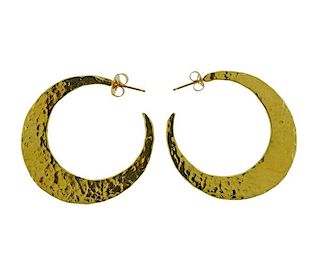 Ippolita 18K Gold Hoop Earrings