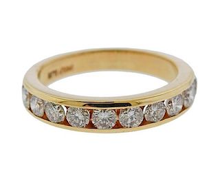 14k Gold Diamond Wedding Band Ring 