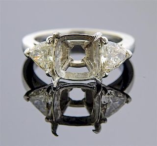 Platinum Diamond Ring Setting 