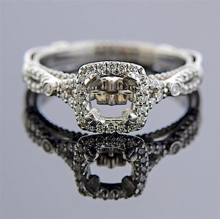 Verragio 14k Gold Diamond Engagement Ring Setting 