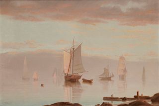 WILLIAM PARTRIDGE BURPEE, (American, 1846-1940), Harbor View