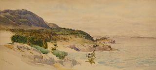 SAMUEL COLMAN, (American, 1832-1920), Mt. Desert, 1877