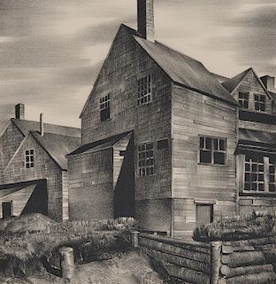 STOW WENGENWROTH, (American, 1906-1978), Deserted Town