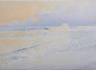 FREDERICK JUDD WAUGH, (American, 1861-1940), Seascape