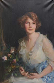 PHILIP ALEXIUS DE LASZLO, (Hungarian, 1869-1937), Ellen Ewing Stone, 1921