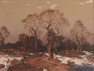STEPAN FEDOROVIC KOLESNIKOFF, (Russian, 1879-1955), Winter View