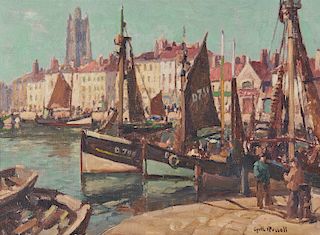GYRTH RUSSELL, (Canadian, 1892-1907), Harbor, Dunkirk