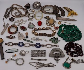 JEWELRY. Assorted Vintage Jewelry Grouping.