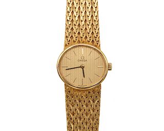 OMEGA 18K Gold Wristwatch