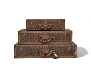 Louis Vuitton Three Piece Luggage Set