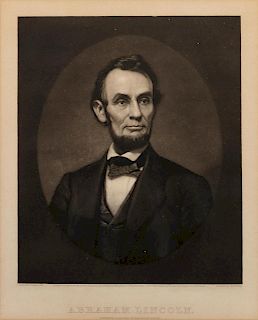 [LINCOLNIANA]. A group of Lincoln-related ephemera, including: 