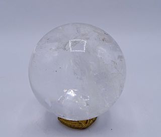 ROCK CRYSTAL PAPER WEIGHT 