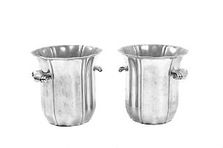 Two Wilton Armetale Champagne Buckets
each height 8 x diameter 8 inches