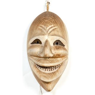 Haudenosaunee Carved Wood Mask, From The Harriet and Seymour Koenig Collection, New York