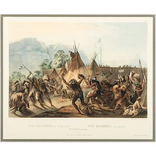 After Karl Bodmer (French-Swiss, 1809-1893) Offset lithograph on paper