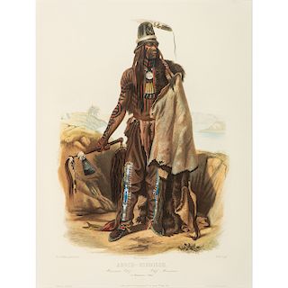 After Karl Bodmer (French-Swiss, 1809-1893) Lithograph on Paper, Plus