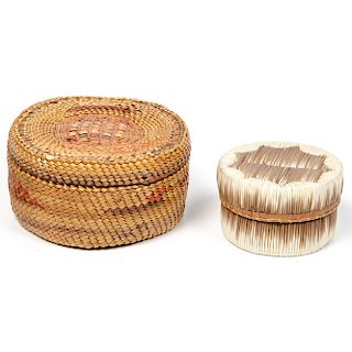 Northeast and Northwest Miniature Baskets, From the Stanley Slocum Collection, Minnesota 