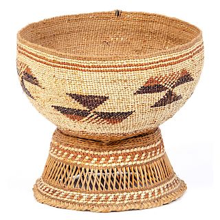 Northern California Basketry Chalice, From the Stanley Slocum Collection, Minnesota 