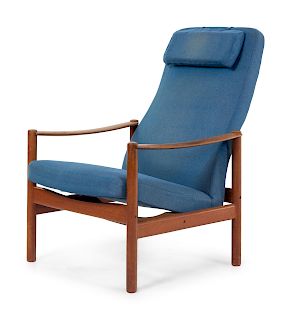 Folke Ohlson, Attribution
(Swedish, 1919-2003)
Reclining High-Back Lounge Chair Dux, Sweden