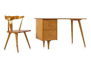 Paul McCobb
(American, 1917-1969)
Planner Group Desk and Chair Winchendon, USA