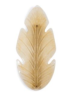 Murano
Italy, Mid 20th Century
Leaf Sconce
