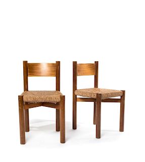 Charlotte Perriand
(French, 1903-1999)
Pair of Meribel Chairs