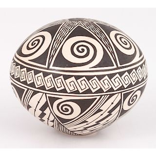 Rainy Naha (Hopi, b. 1949) Polychrome Pottery Jar, From the Collection of Robert B. Riley, Urbana, IL.
