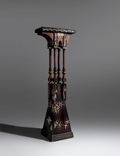 Carlo Bugatti
(Italian, 1856-1940)
Pedestal Table