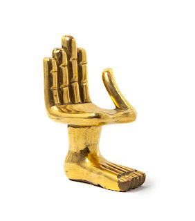 Pedro Friedeberg
(Mexican, b. 1936)
Hand Foot Miniature Chair